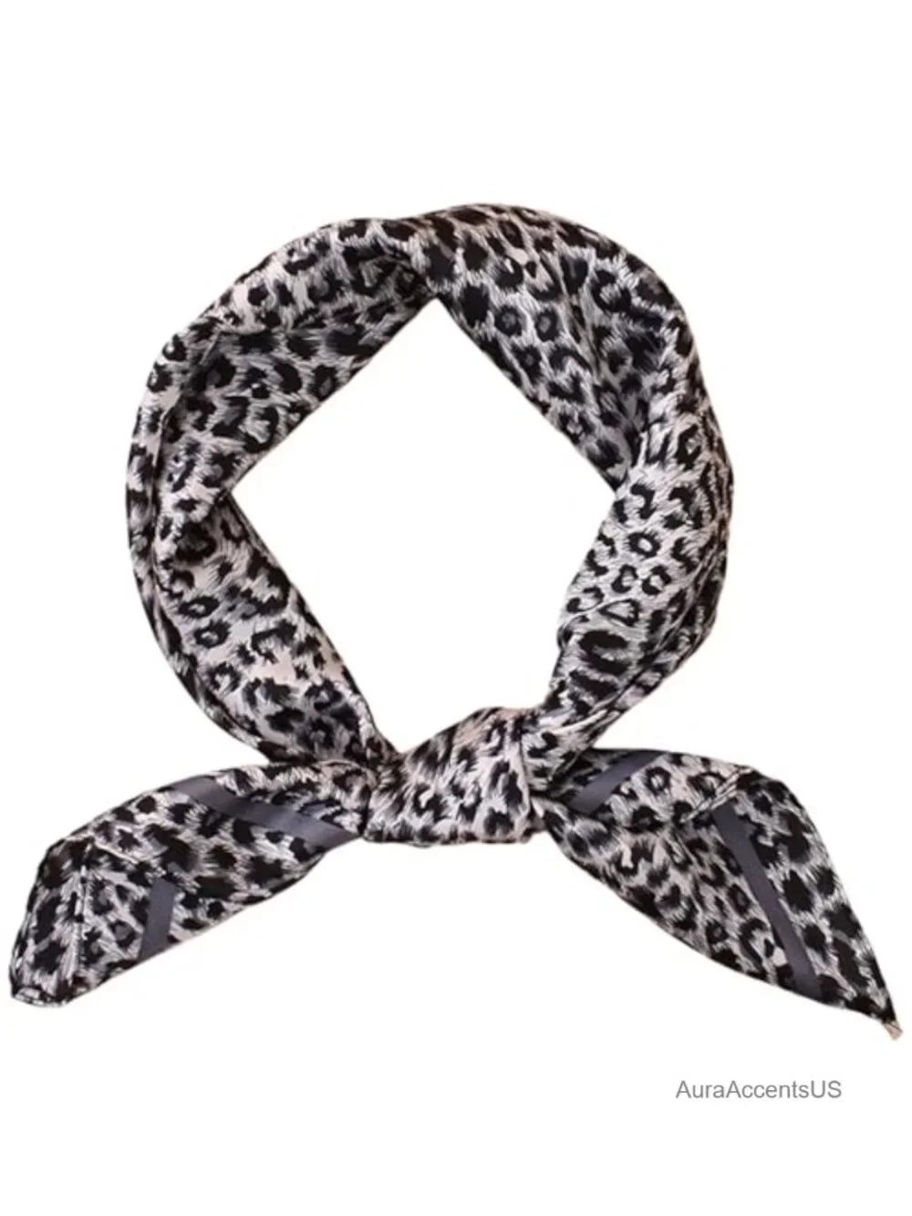 Lightweight Silky Satin Square Scarf for Women - Hair Bandana